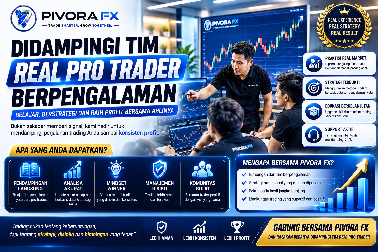Kelas Offline & Online Setiap Hari